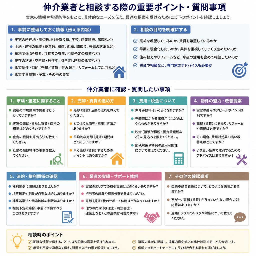 4. 準備した資料を基にした相談のポイント