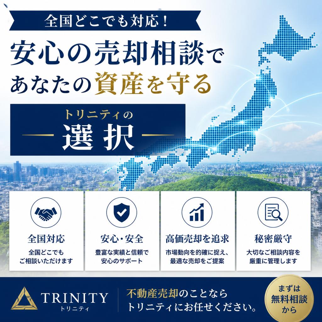 全国どこでも対応！安心の売却相談であなたの資産を守るトリニティの選択