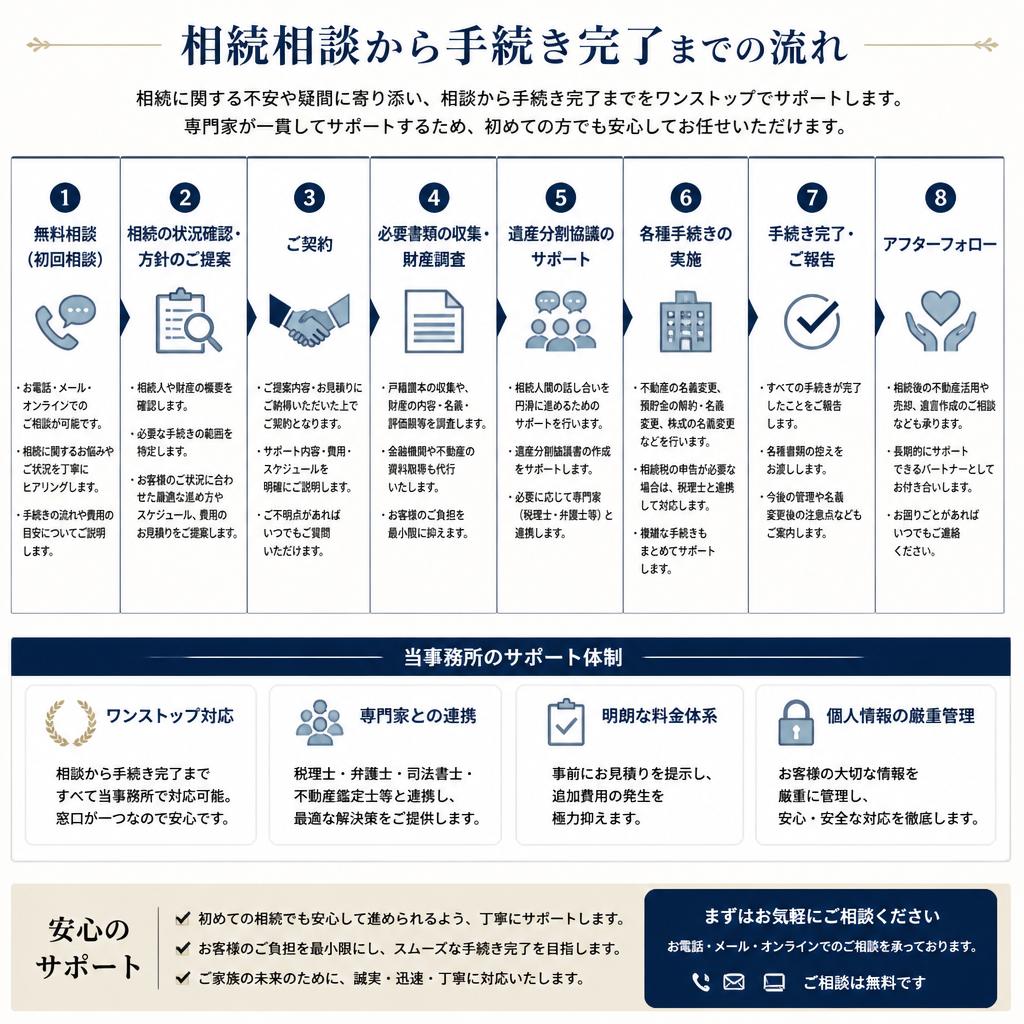 円滑な相続手続きの流れ