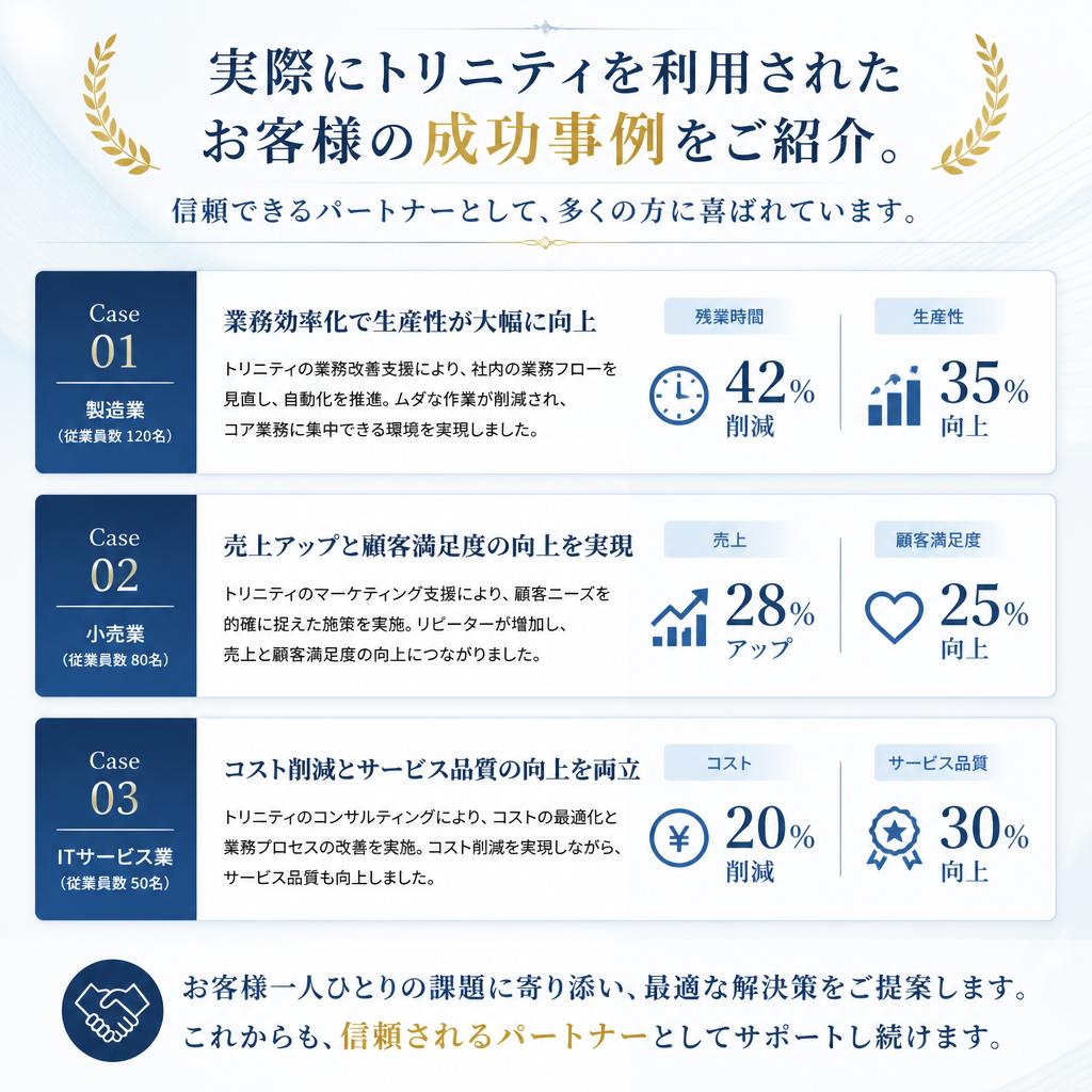 お客様の声：成功事例のご紹介