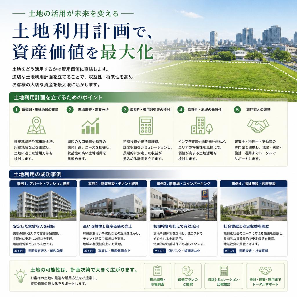土地利用計画の重要性
