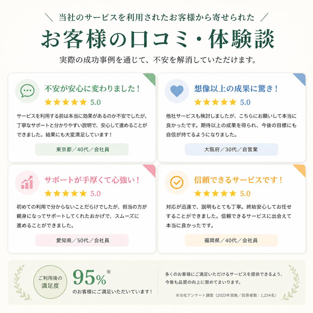 お客様の声