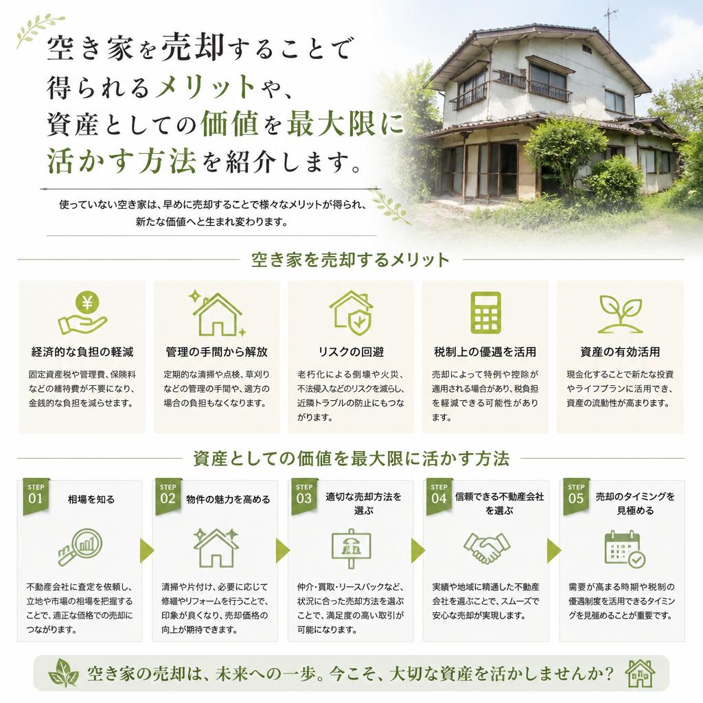 空き家売却のメリット