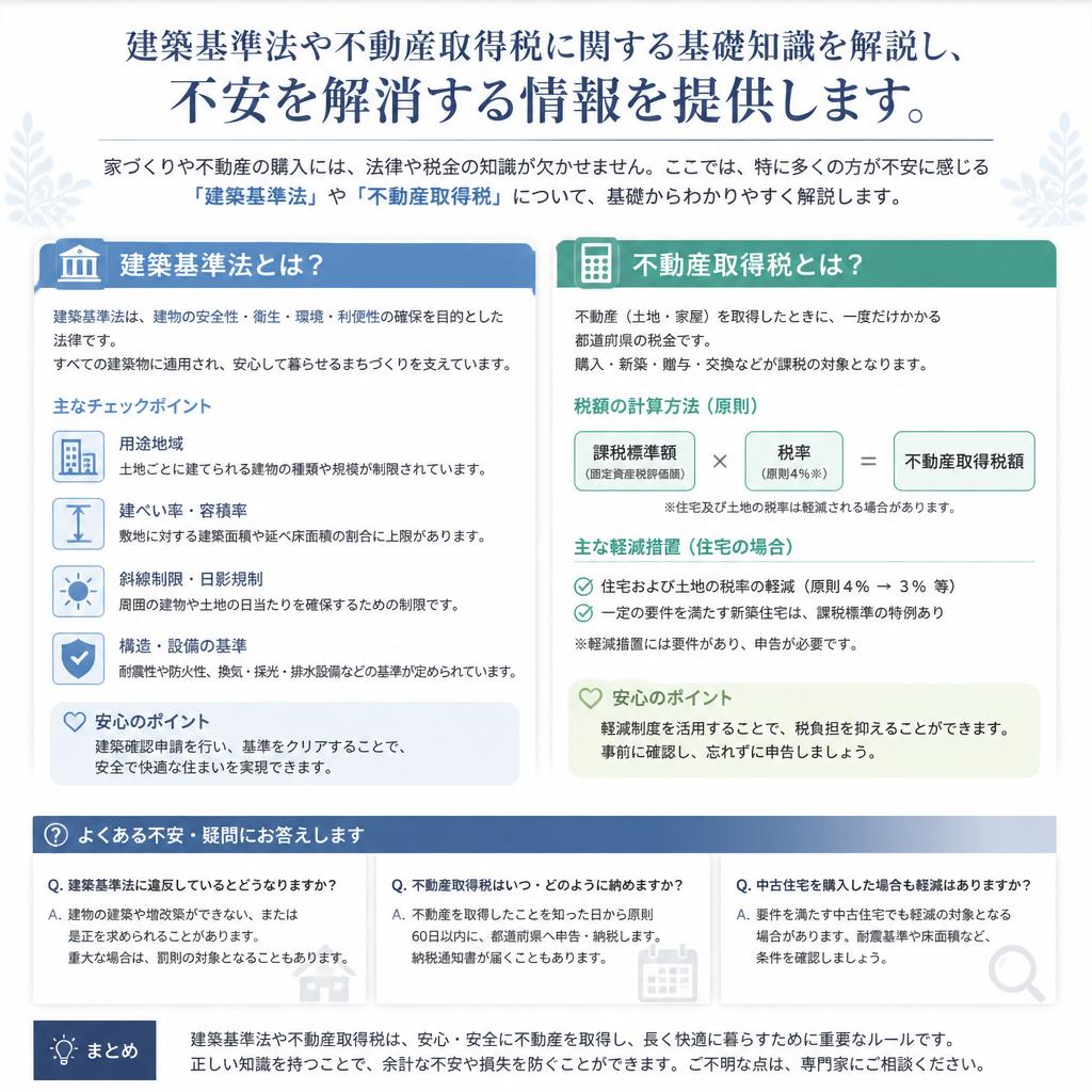 不動産売却に関する法律と税金