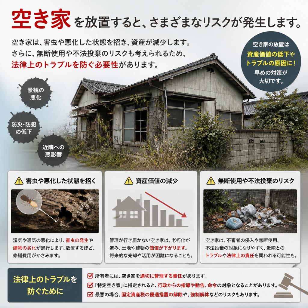 2. 長期空き家の管理がもたらす問題