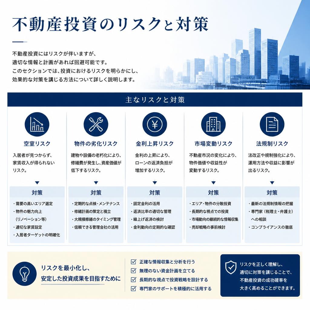 4. 不動産投資のリスクと対策