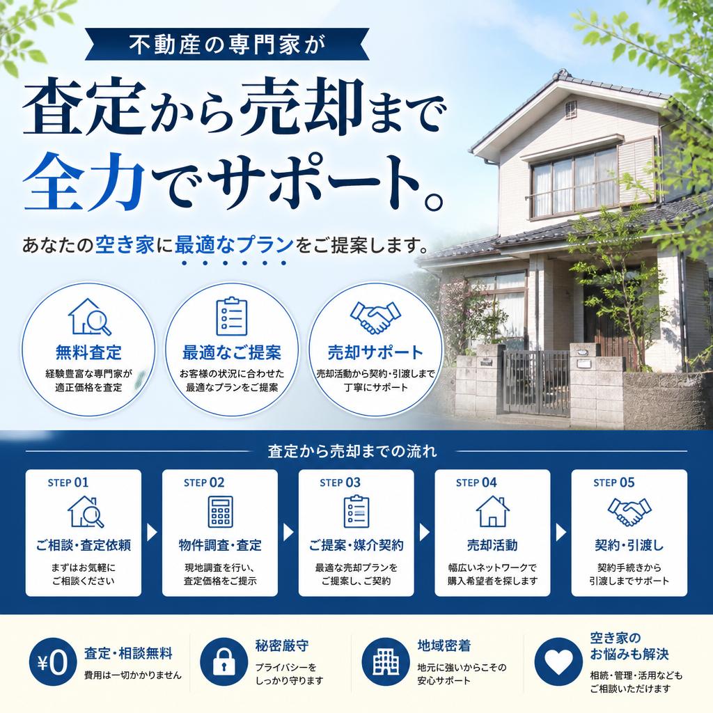 売却のプロがサポート