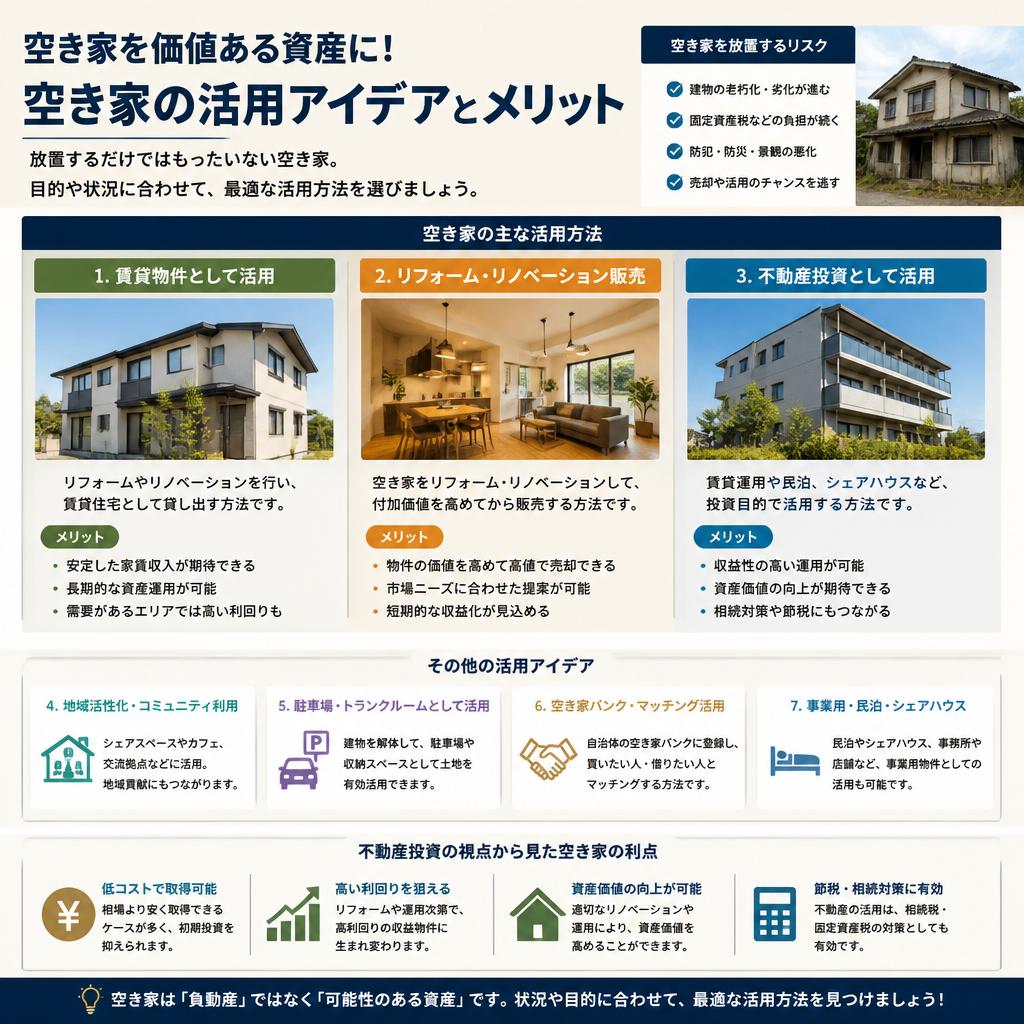 2. 空き家対策としての具体的な選択肢