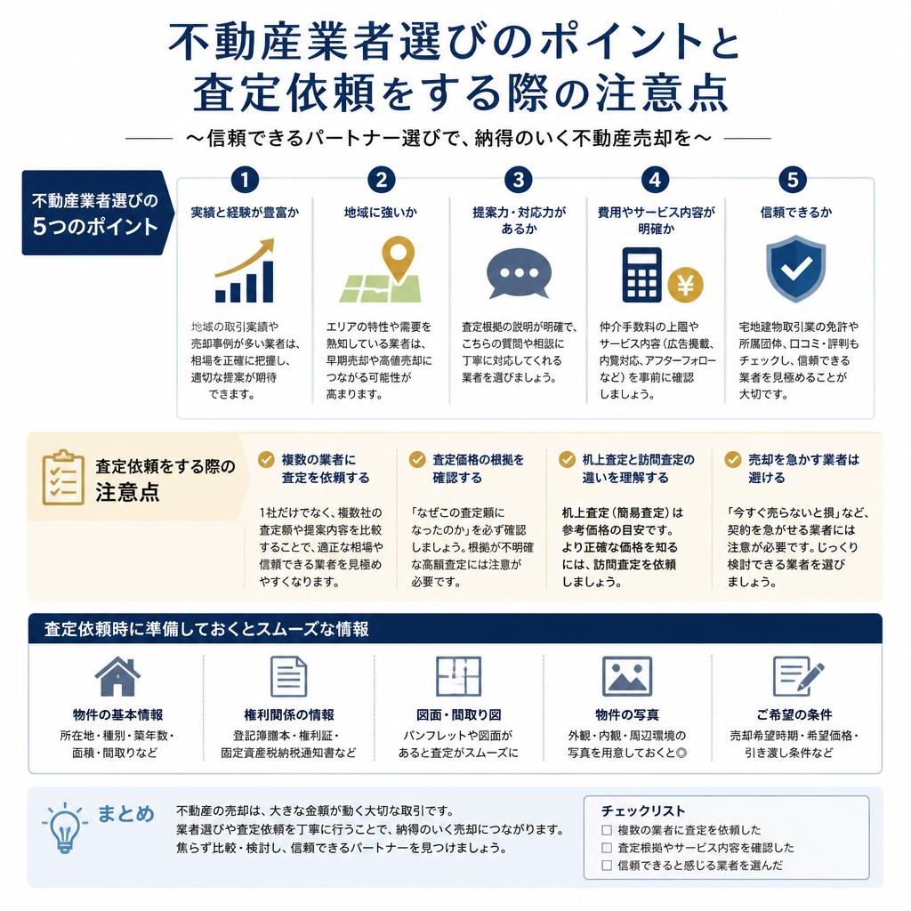 賢い査定依頼の選び方