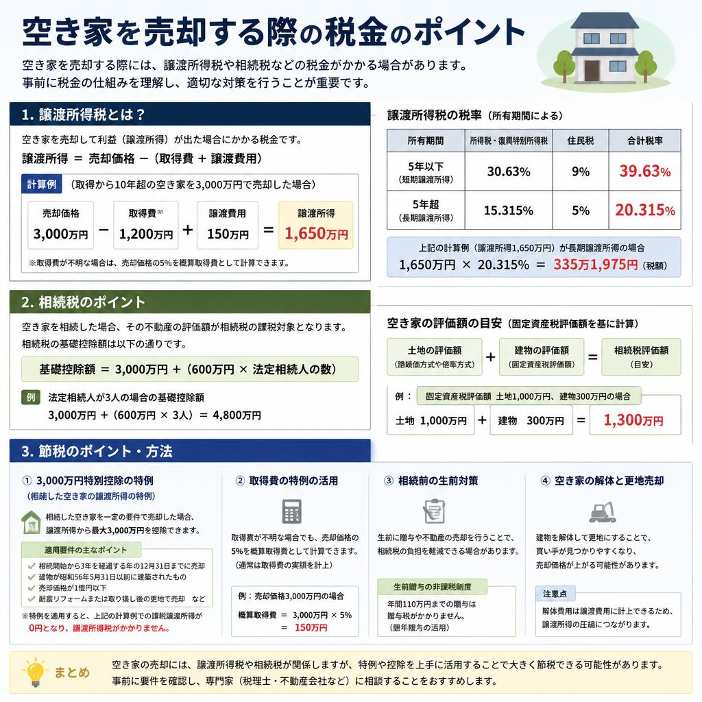 売却時の税金とその対策