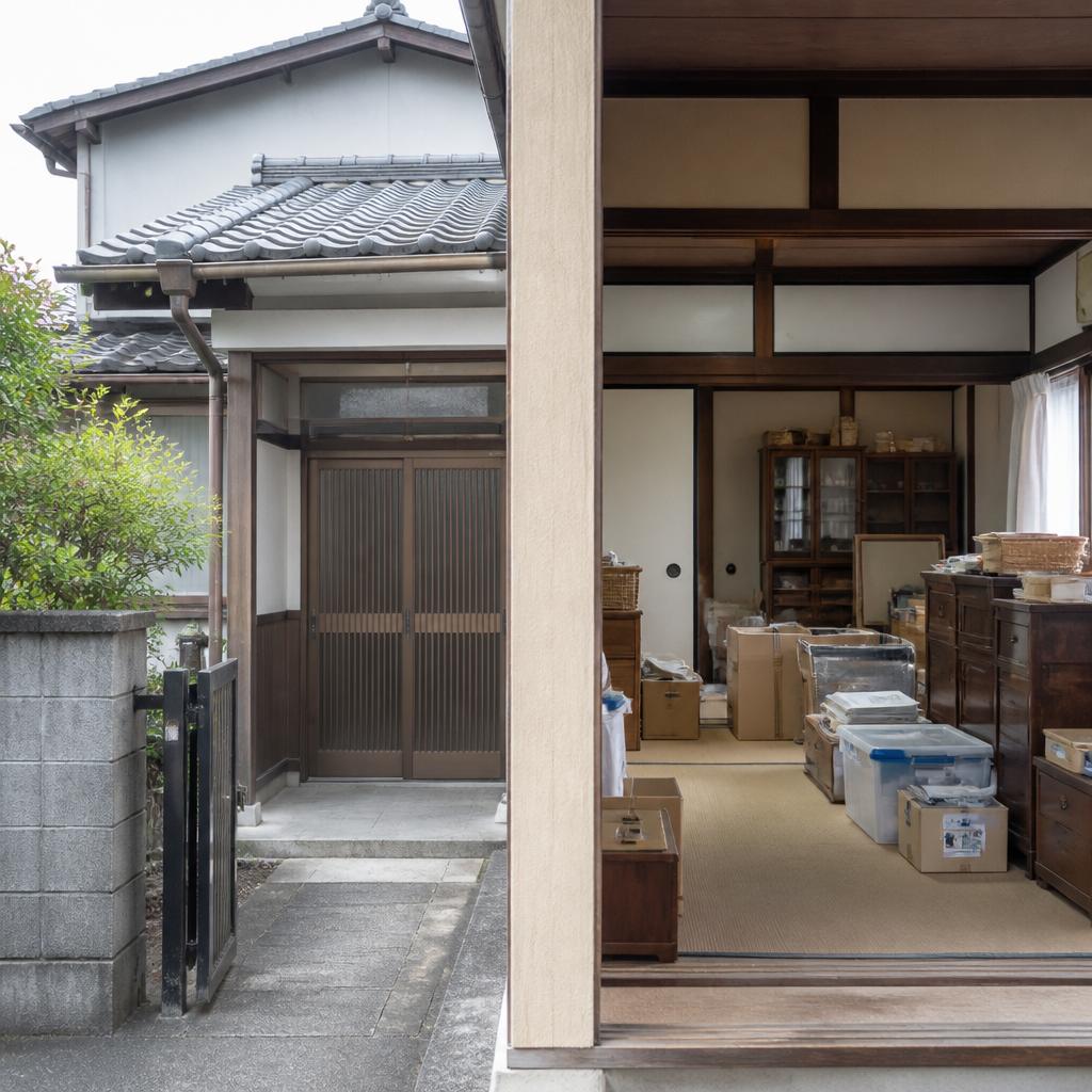 相続した実家の売却、荷物が残ったままでも大丈夫？