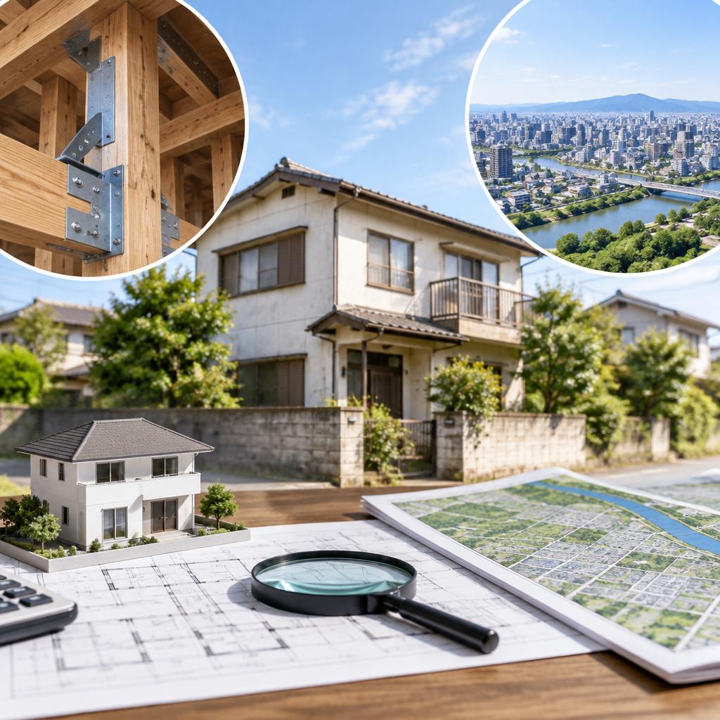 中古住宅は「築年数」だけで選ばない。耐震性と土地の価値まで見極め、納得の不動産購入を。