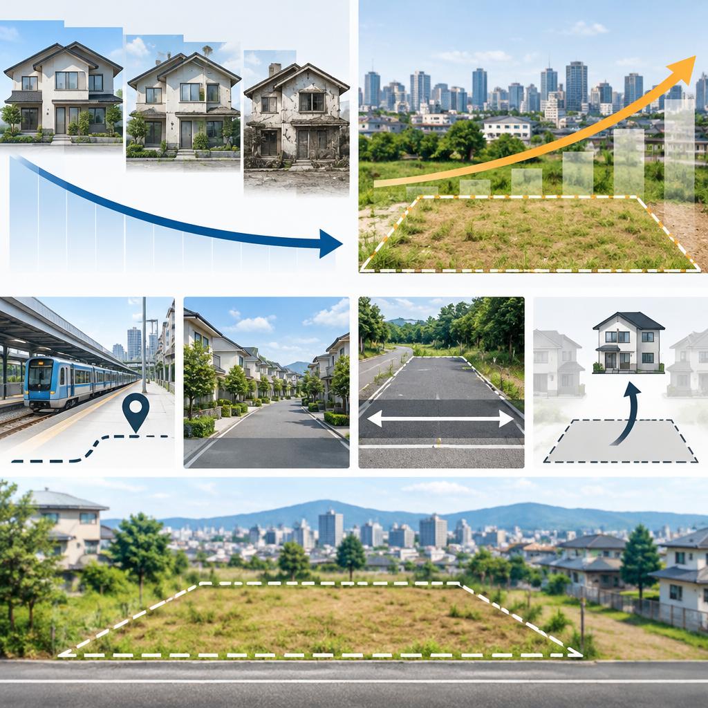 築年数で価格はどう変わる？建物と土地を分けて価値を見極める