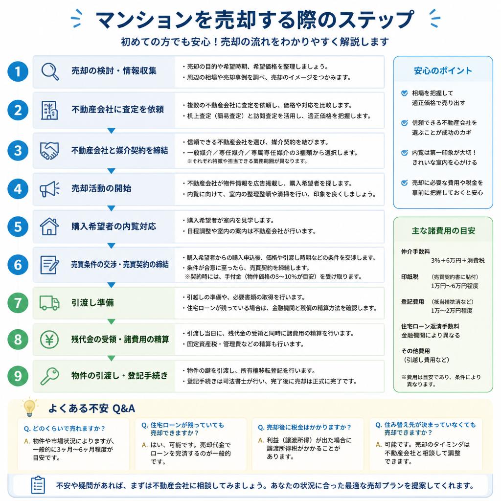 2. マンション売却の流れ