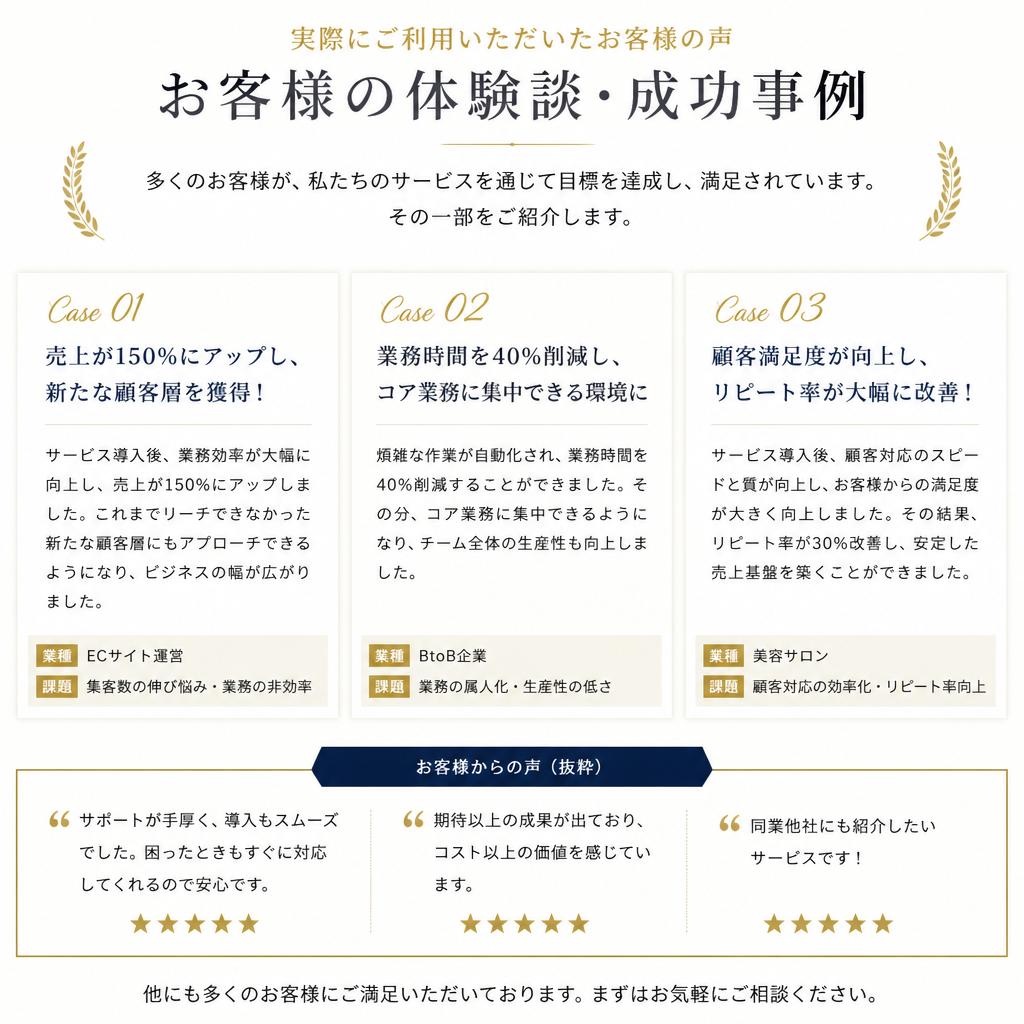 4. お客様の声