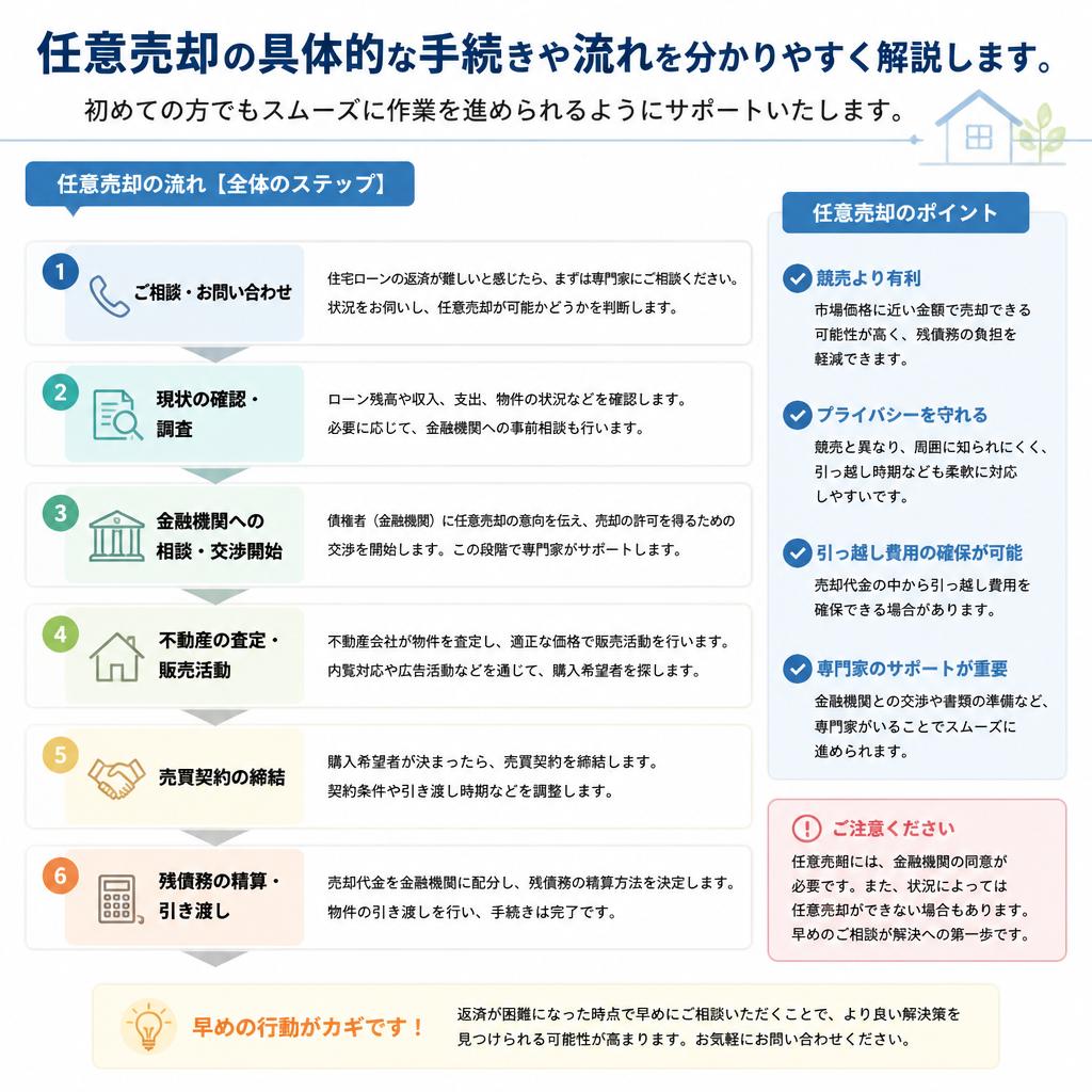 任意売却の流れ