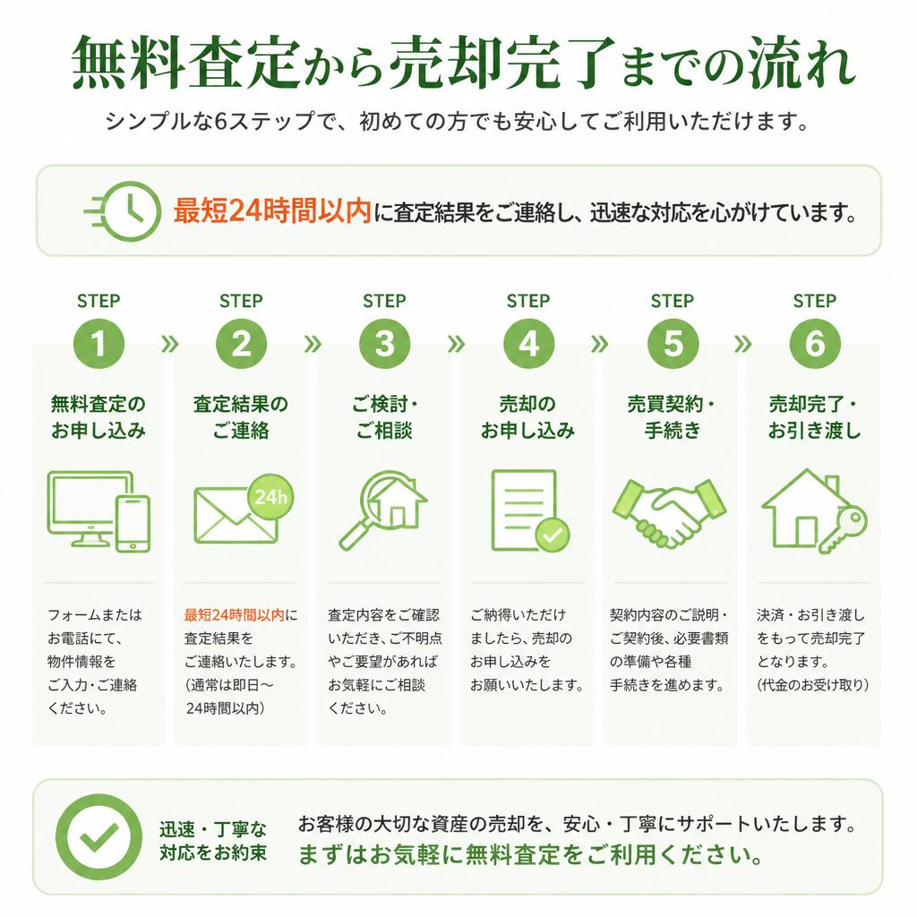 スムーズな取引の流れ