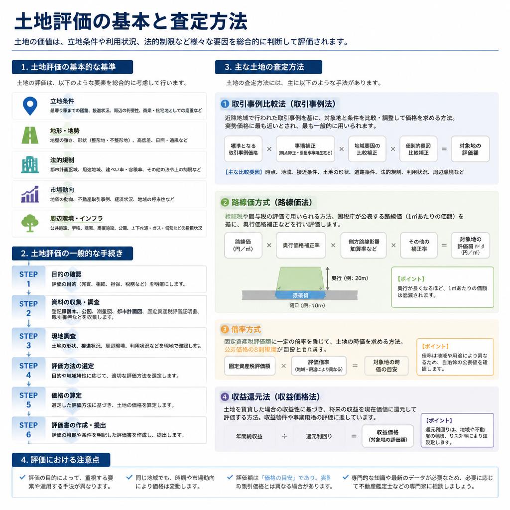 土地評価の基準とプロセス