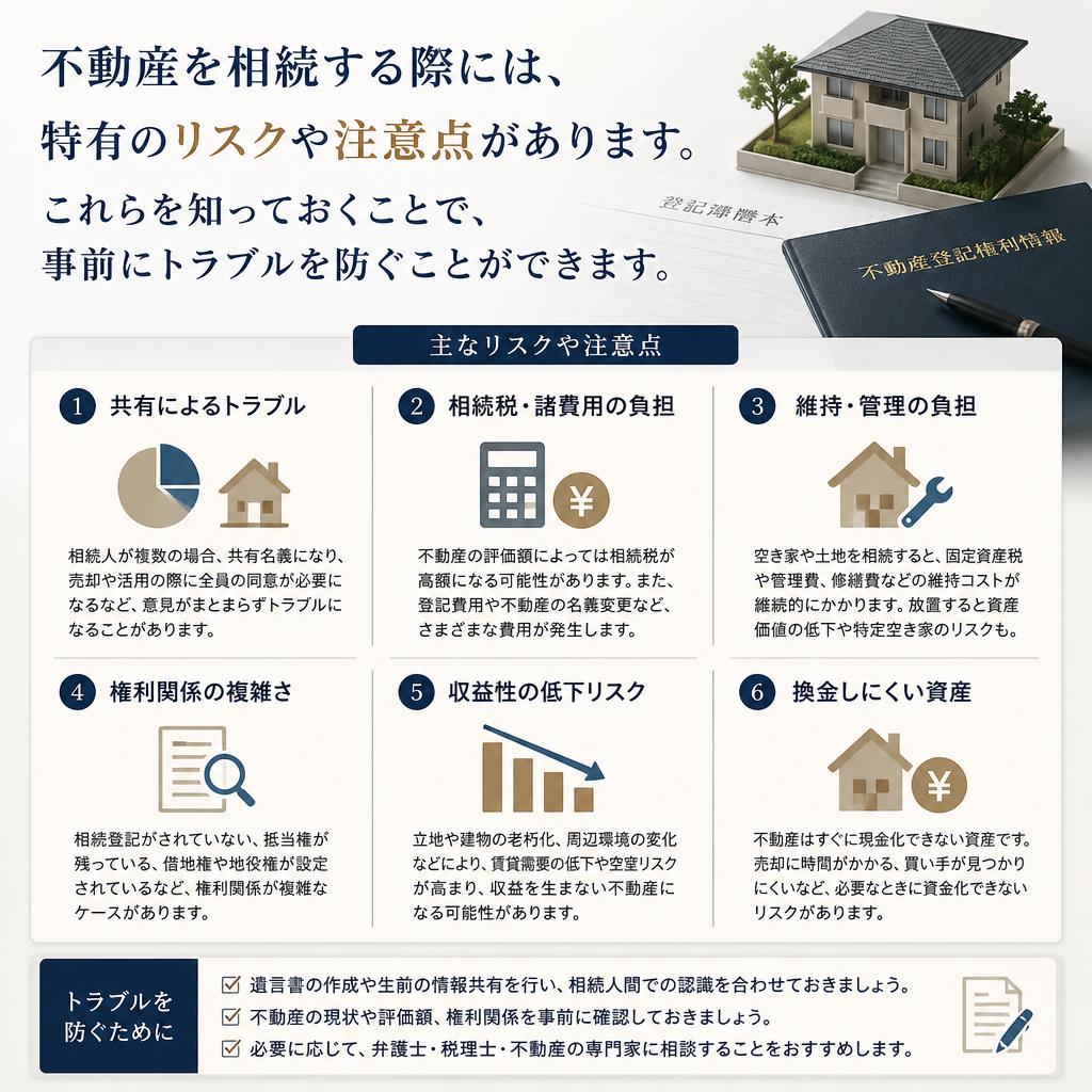 不動産の相続時に注意すべきポイント