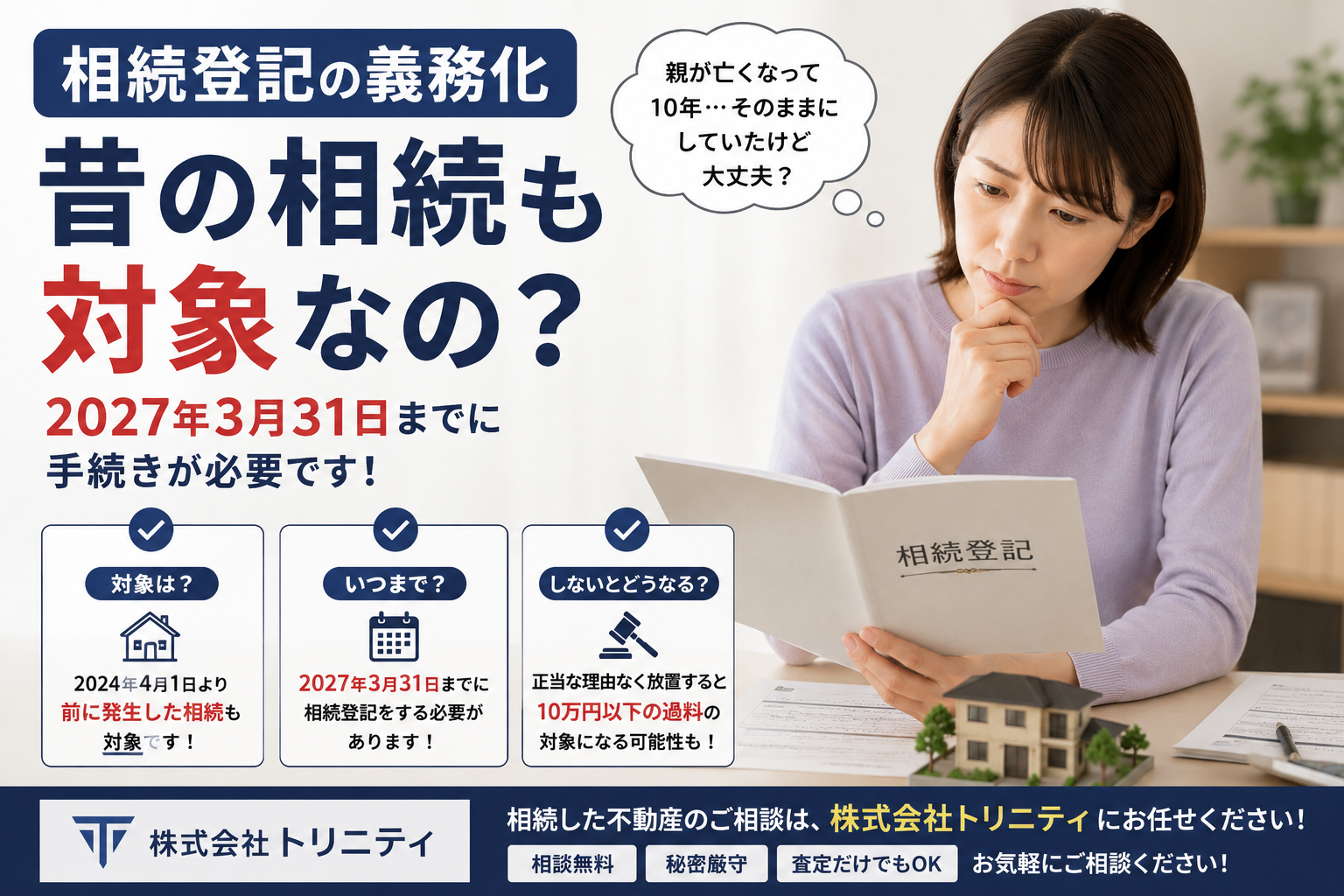 相続登記を行わないリスク