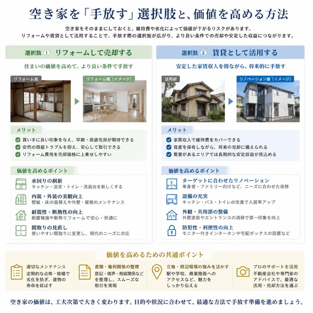 空き家の有効活用方法
