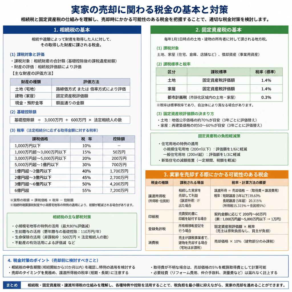 相続税と固定資産税の仕組み