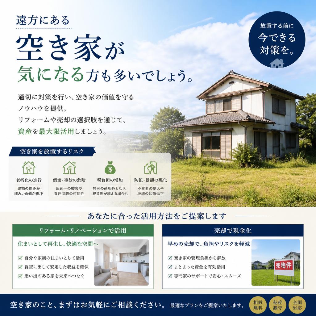 空き家対策で資産価値を守る