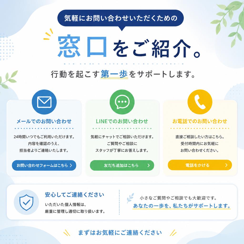 7. まずは無料相談から