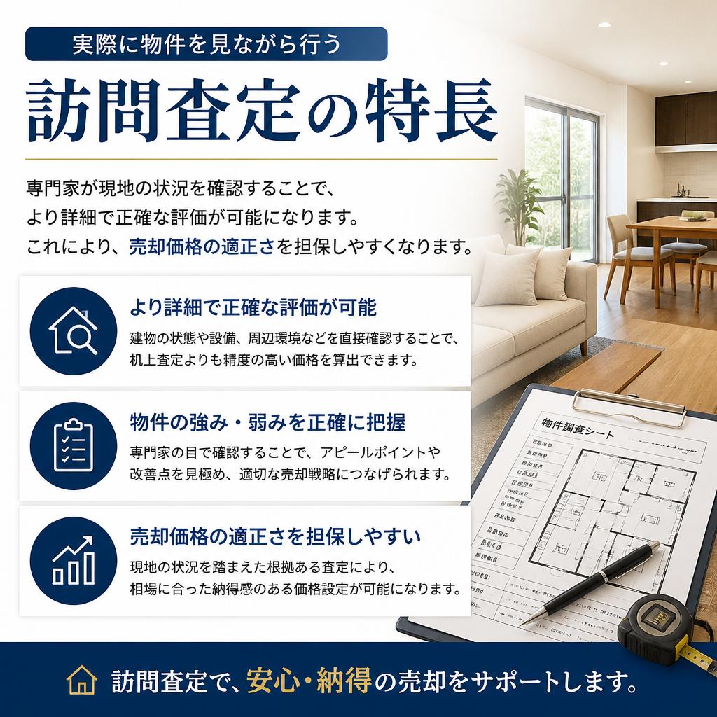 訪問査定の特長と利点