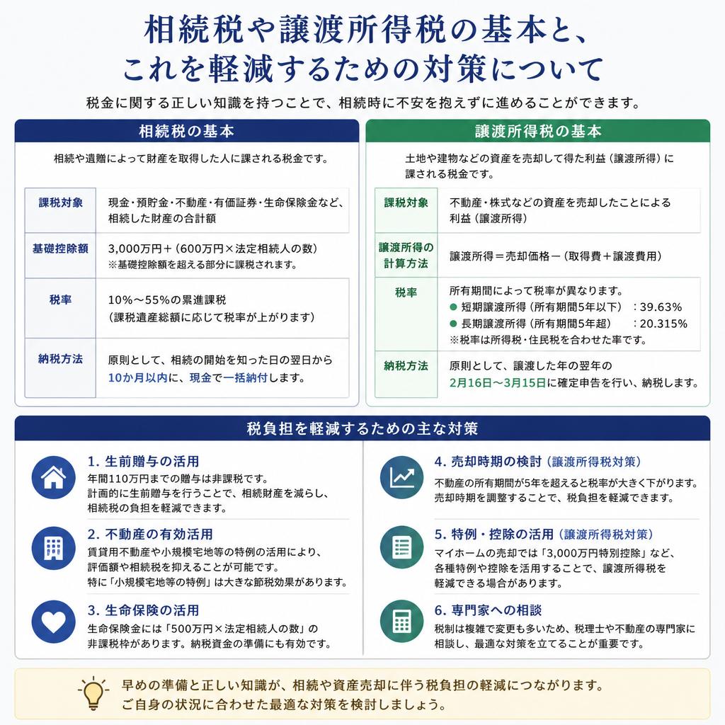 相続時の税金対策をしっかり理解しよう！